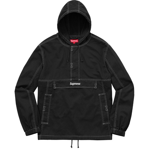 Contrast Stitch Twill Pullover - fall/winter 2016 - Supreme