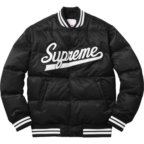 Script Varsity Puffy Jacket - fall/winter 2016 - Supreme