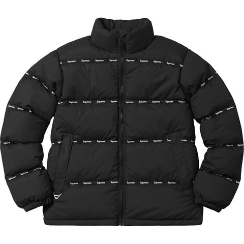 Logo Tape Puffy Jacket - fall/winter 2016 - Supreme