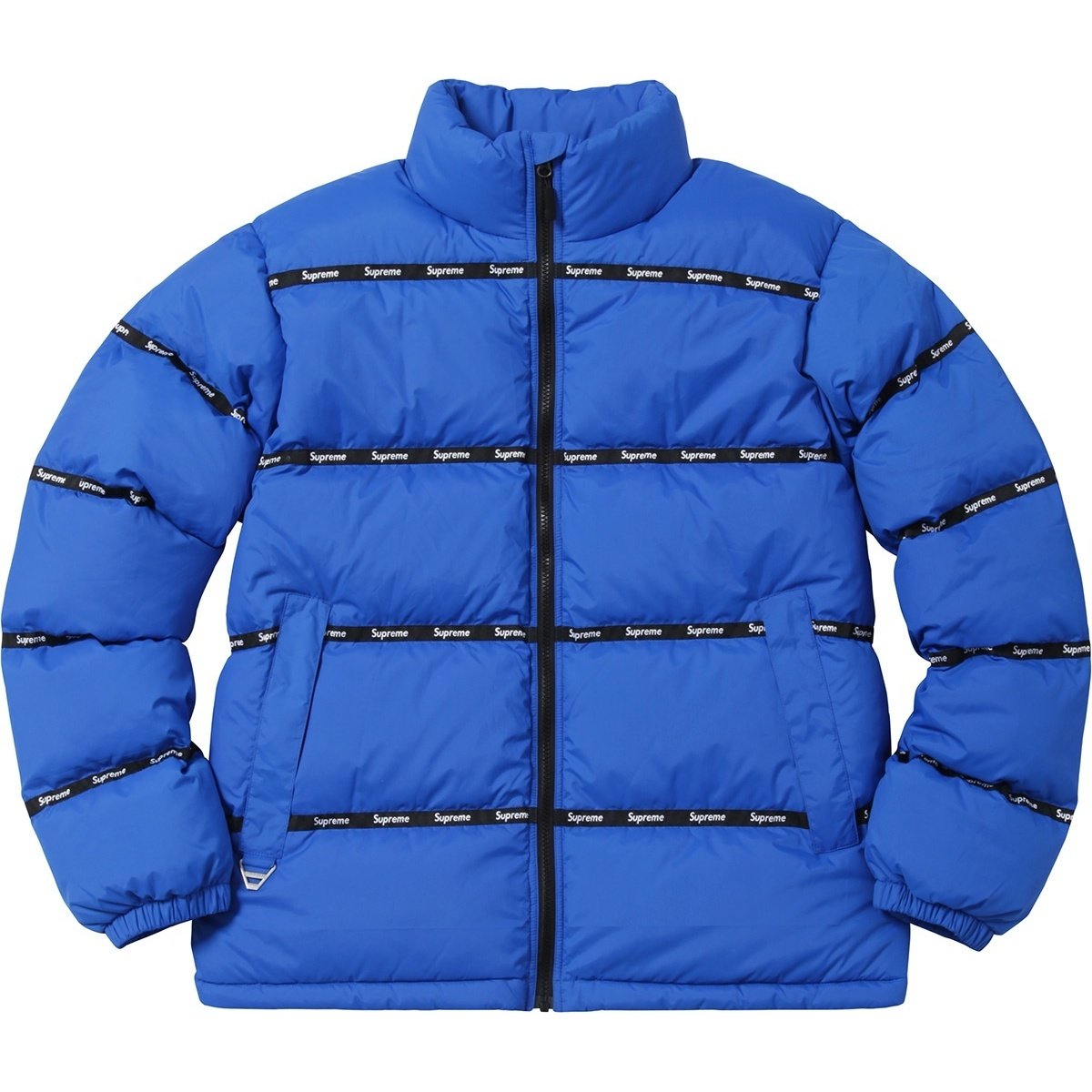 Supreme Logo Tape Puffy Jacket (FW16)