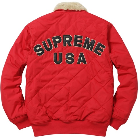 Quilted Nylon Tanker Jacket - fall/winter 2016 - Supreme
