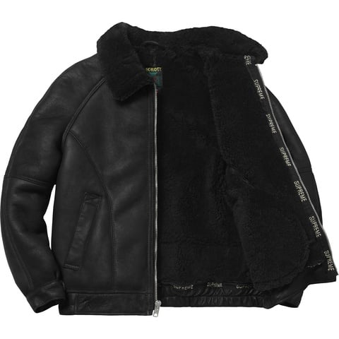 Supreme®/Schott® Shearling Bomber - Supreme
