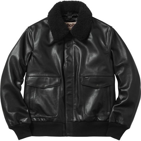 Supreme®/Schott® Leather A-2 Flight Jacket - Supreme