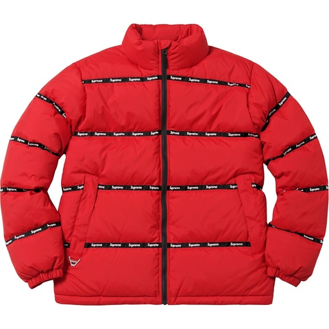 Logo Tape Puffy Jacket - fall/winter 2016 - Supreme Logo Tape Puffy Jacket - fall/winter 2016 - Supreme