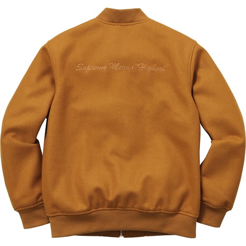 Old English Zip Varsity Jacket - fall/winter 2016 - Supreme