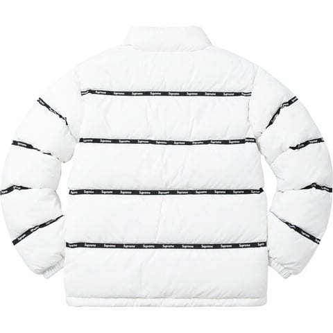 Logo Tape Puffy Jacket - fall/winter 2016 - Supreme