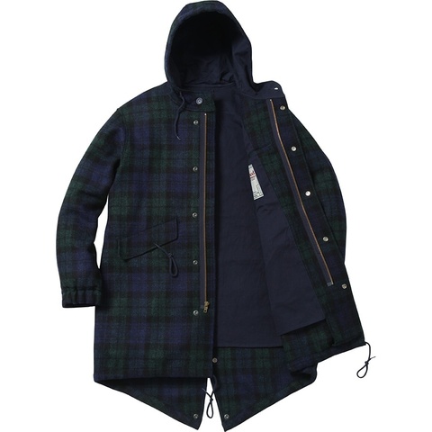 【美品】Supreme Wool Fishtail Parka 16AW M 黒 Wool Fishtail Parka - fall/winter 2016 - Supreme
