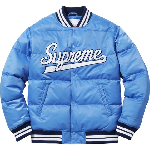 Supreme Script Varsity Puffy Jacket - Colorway