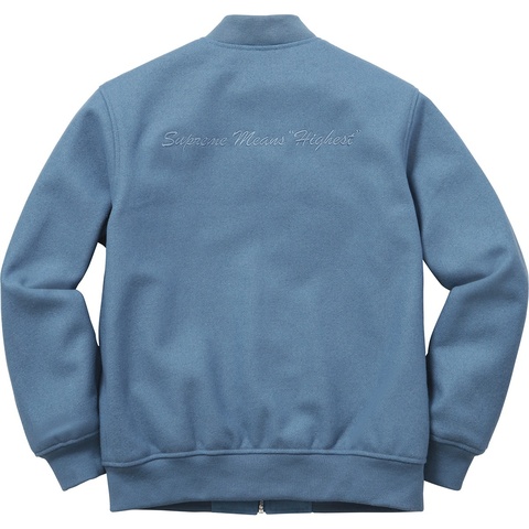 Old English Zip Varsity Jacket - fall/winter 2016 - Supreme