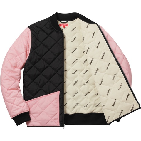 ブルゾン Color Blocked Quilted Jacket supreme Color Blocked Quilted Jacket - fall/winter 2016 - Supreme