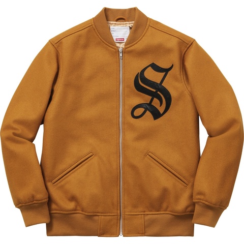 Old English Zip Varsity Jacket - fall/winter 2016 - Supreme