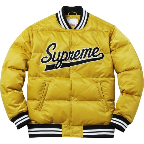 Supreme Script Varsity Puffy Jacket - Colorway
