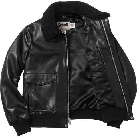 Supreme®/Schott® Leather A-2 Flight Jacket - Supreme