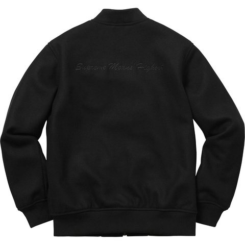Old English Zip Varsity Jacket - fall/winter 2016 - Supreme