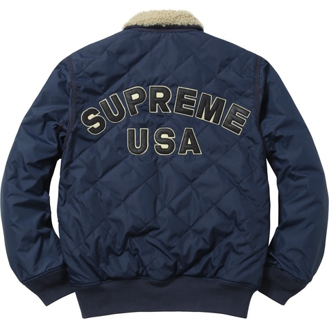 Quilted Nylon Tanker Jacket - fall/winter 2016 - Supreme