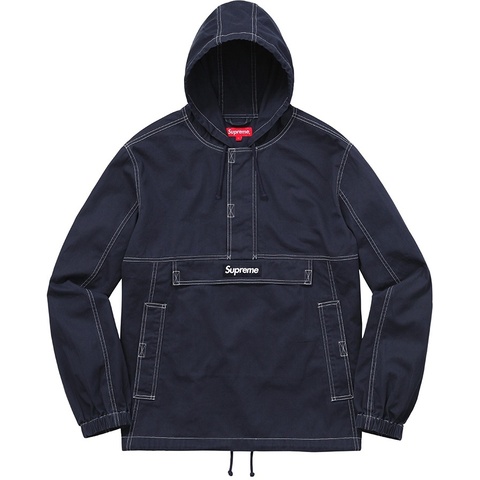 Contrast Stitch Twill Pullover - fall/winter 2016 - Supreme
