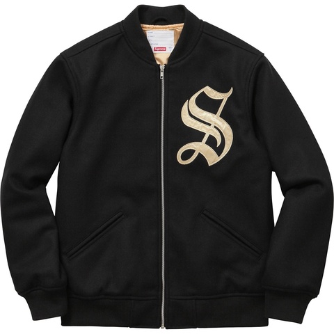 Old English Zip Varsity Jacket - fall/winter 2016 - Supreme