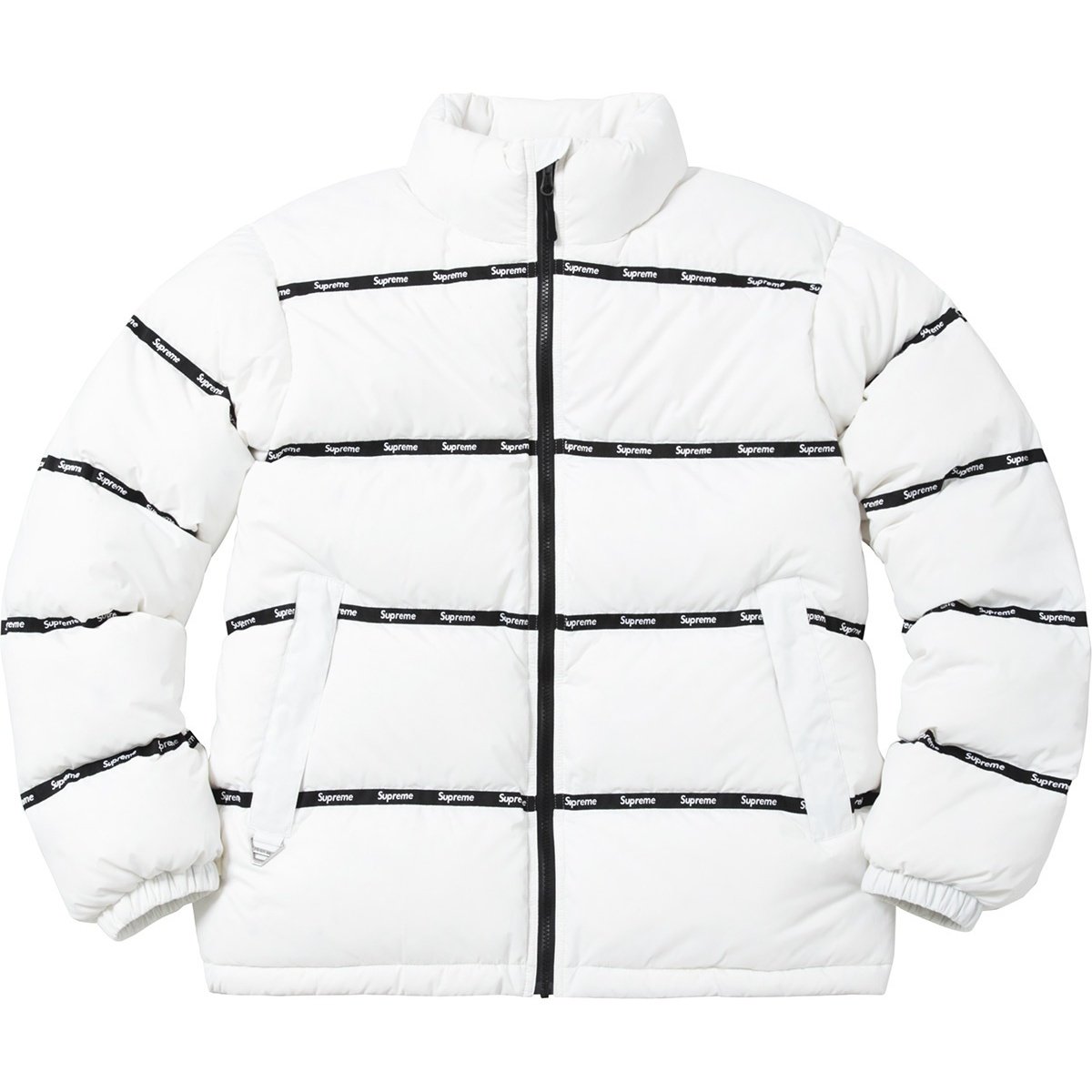 Supreme Logo Tape Puffy Jacket (FW16)