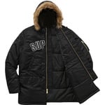 ★☆Supreme Arc Logo N-3B Parka M☆★ Supreme Logo Tape N-3B Parka (FW18) - $378