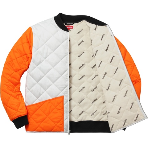 Supreme Color Blocked Quilted Jacket - Colorway