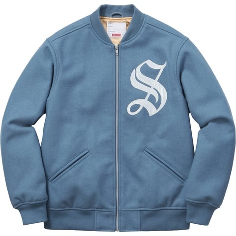 Old English Zip Varsity Jacket - fall/winter 2016 - Supreme