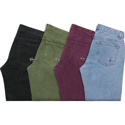 Supreme Washed Regular Jeans
