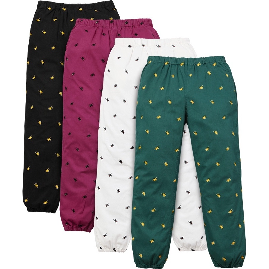 Supreme Embroidered Spiders Pant (fall/winter 2016)