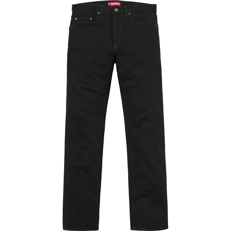Supreme Black Slim Jeans (fall/winter 2016)