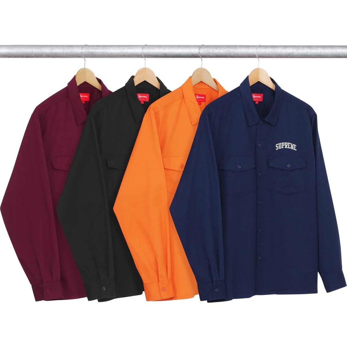 Supreme Arc Logo Work Shirt (fall/winter 2016)