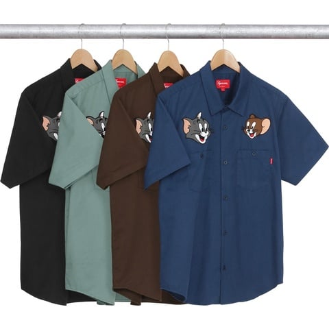 Leopard Collar Work Shirt - fall/winter 2016 - Supreme