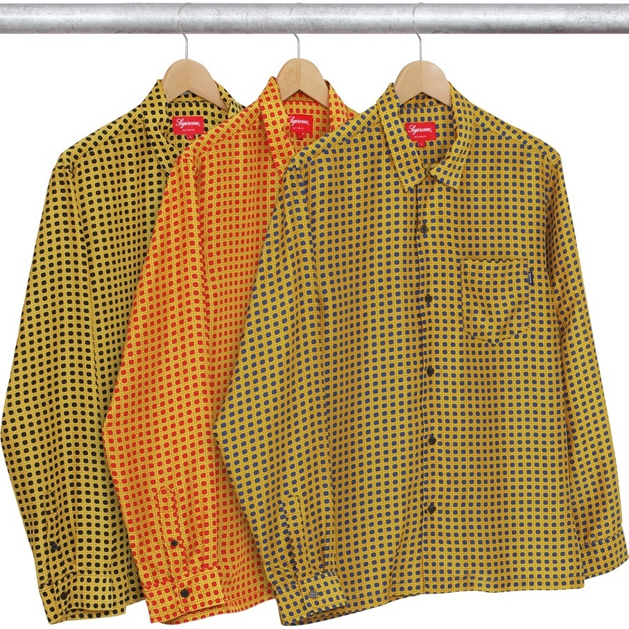 Supreme Cane Silk Shirt (fall/winter 2016)