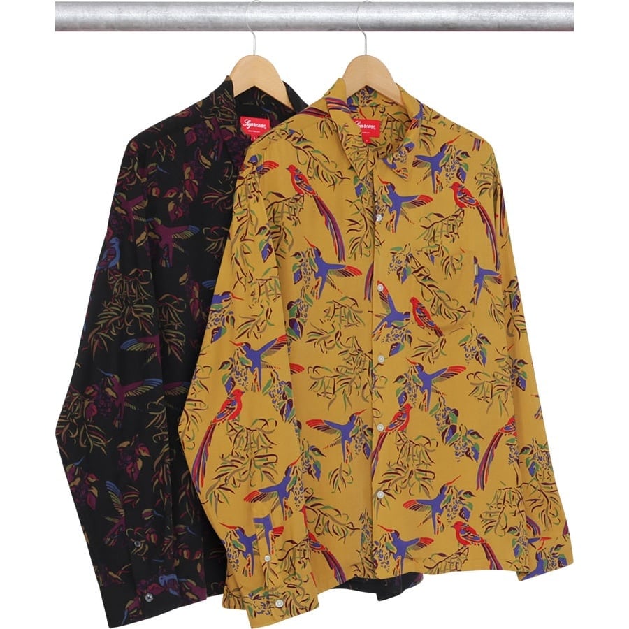 supreme Birds of Paradise レーヨンシャツ シュプリーム Birds Of Paradise Rayon Shirt - fall/winter 2016 - Supreme