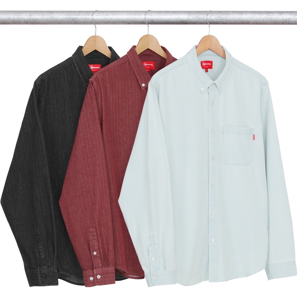 Supreme Herringbone Denim Shirt (fall/winter 2016)