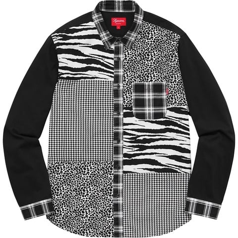 Animal Patchwork Twill Shirt - fall/winter 2016 - Supreme