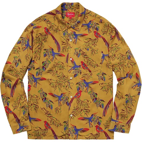 Supreme Birds Of Paradise Rayon Shirt - Colorway