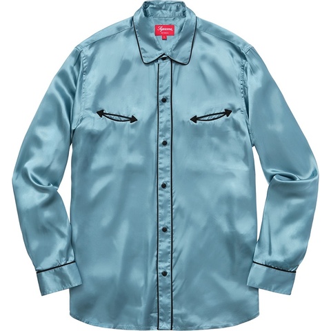 Satin Western Shirt - fall/winter 2016 - Supreme