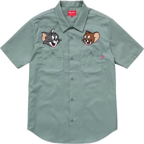 Supreme/Tom & Jerry Work Shirt シュプリーム Supreme®/Tom & Jerry© S/S Work Shirt - Supreme