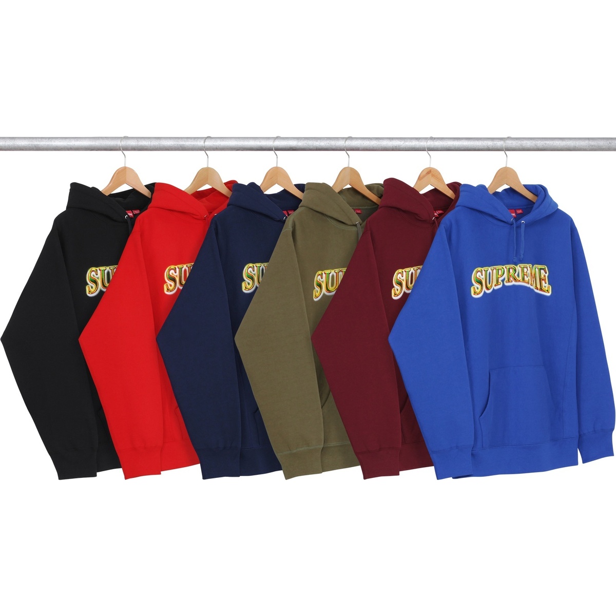 Metallic Arc Hooded Sweatshirt - fall/winter 2016 - Supreme