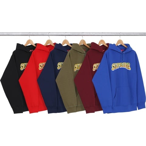 Supreme Metallic Arc Hooded Sweatshirt