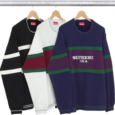 Center Stripe Crewneck - fall/winter 2016 - Supreme
