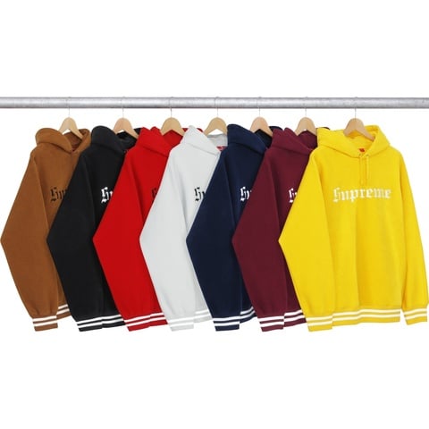 Reverse Fleece Hooded Sweatshirt - Supreme
