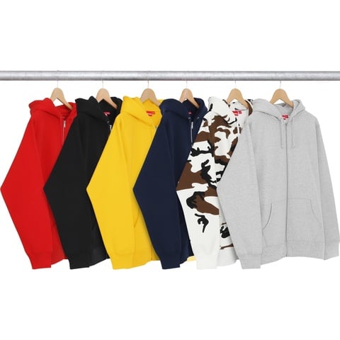 Rib Logo Zip Up Sweat - fall/winter 2016 - Supreme