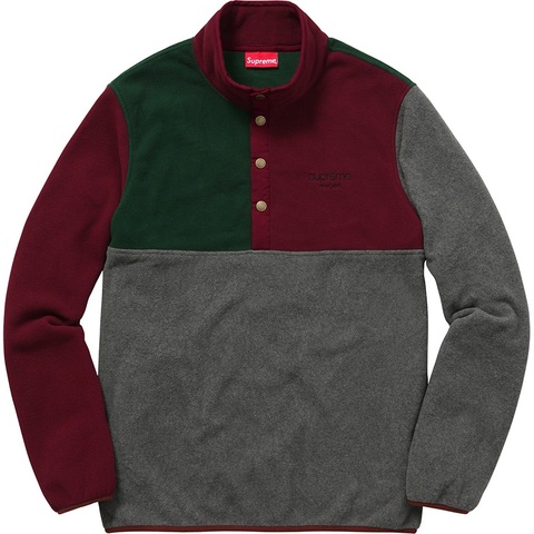 Supreme Polartec® Fleece Color Blocked Half Snap - Colorway