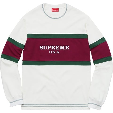 Center Stripe Crewneck - fall/winter 2016 - Supreme