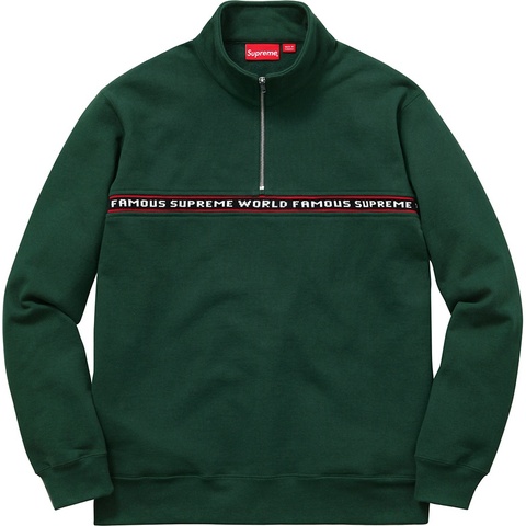 Supreme World Famous Half Zip Sweat - Colorway