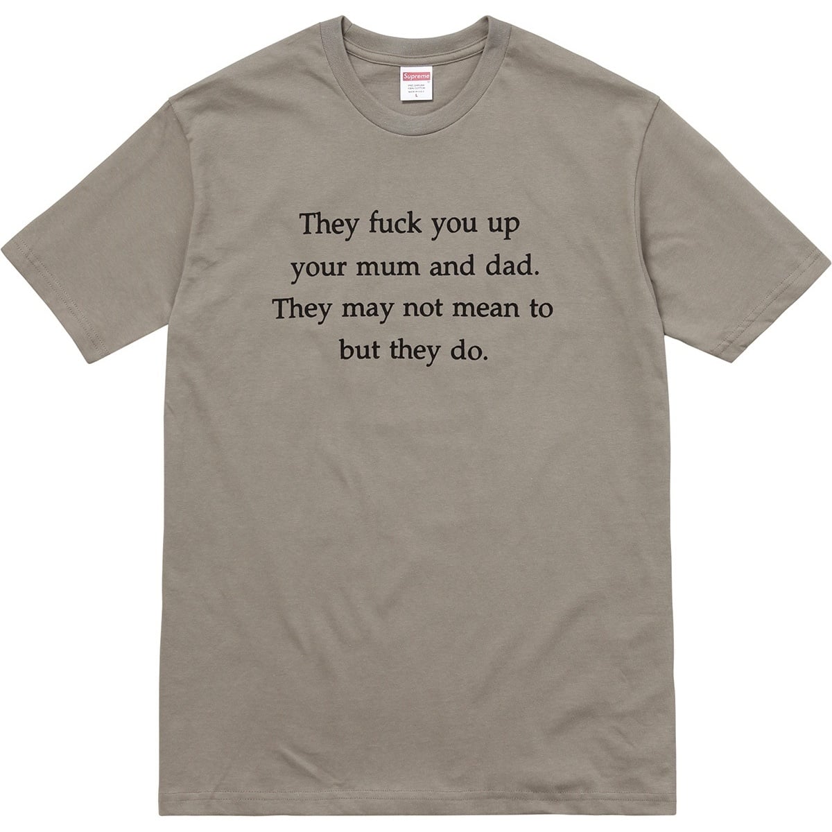 Supreme They Fuck You Up Tee (fall/winter 2016)