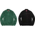 Supreme Striped Velour L S Polo (FW16)