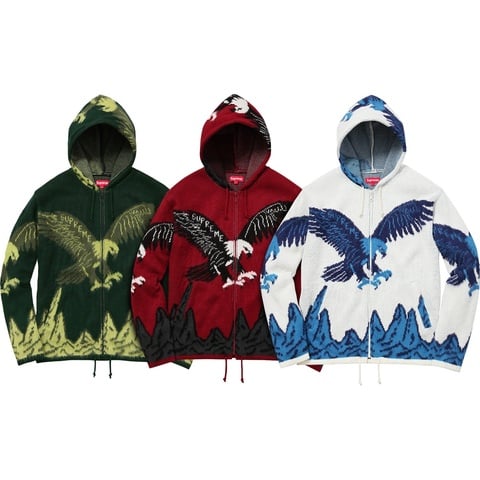 トップス N supreme Eagle Hooded Sweatshirt Supreme-Eagle-Hooded-Work-