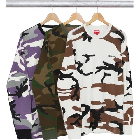 Camo Waffle Thermal - fall/winter 2016 - Supreme