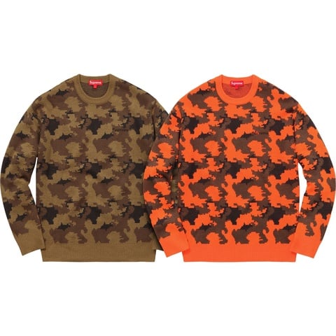 Supreme Camo Sweater
